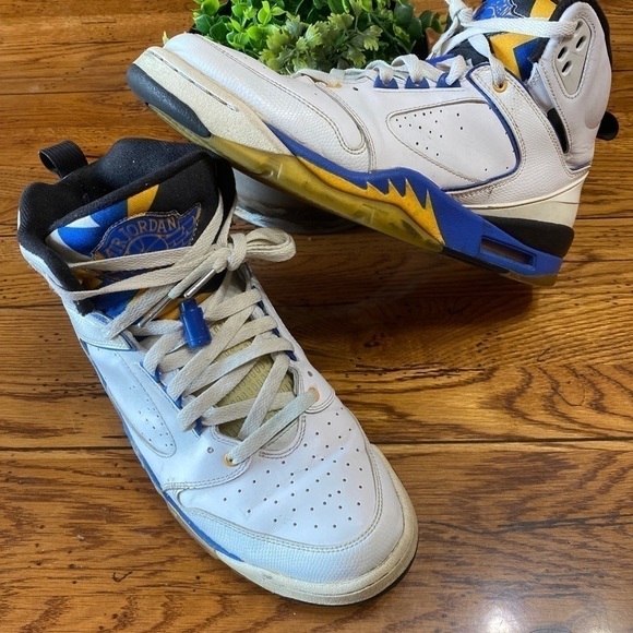?nike Air Jordan White Blue Sixty Plus Laney Sz10.5 main image 5